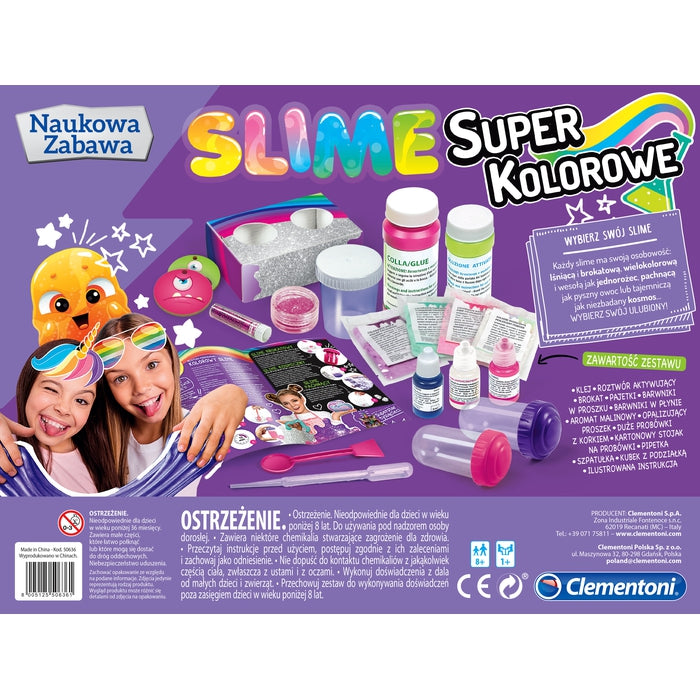 Super Kolorowe Slime Clementoni PL