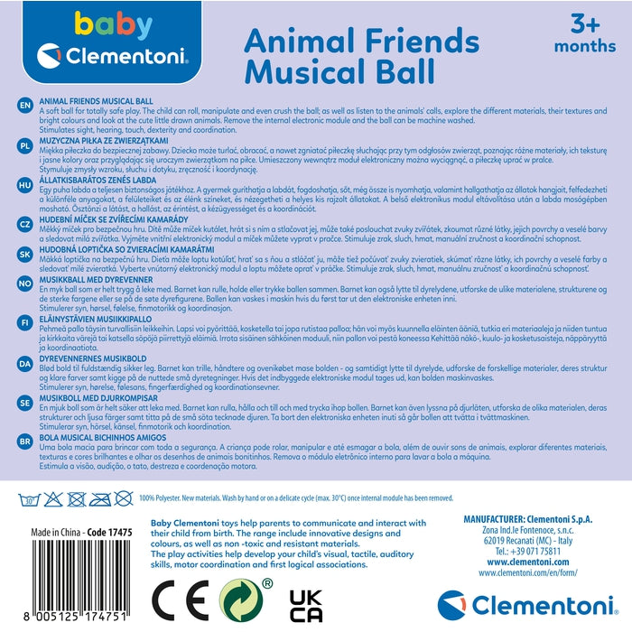 Muzyczna Piłka Zwierzątka