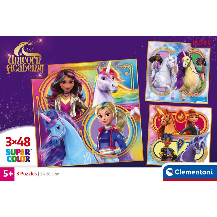 Unicorn Academy - 3x48 elementów