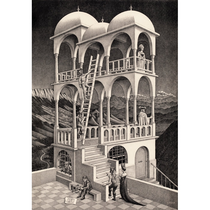 M. C. Escher, "Belvedere" - 1000 elementów
