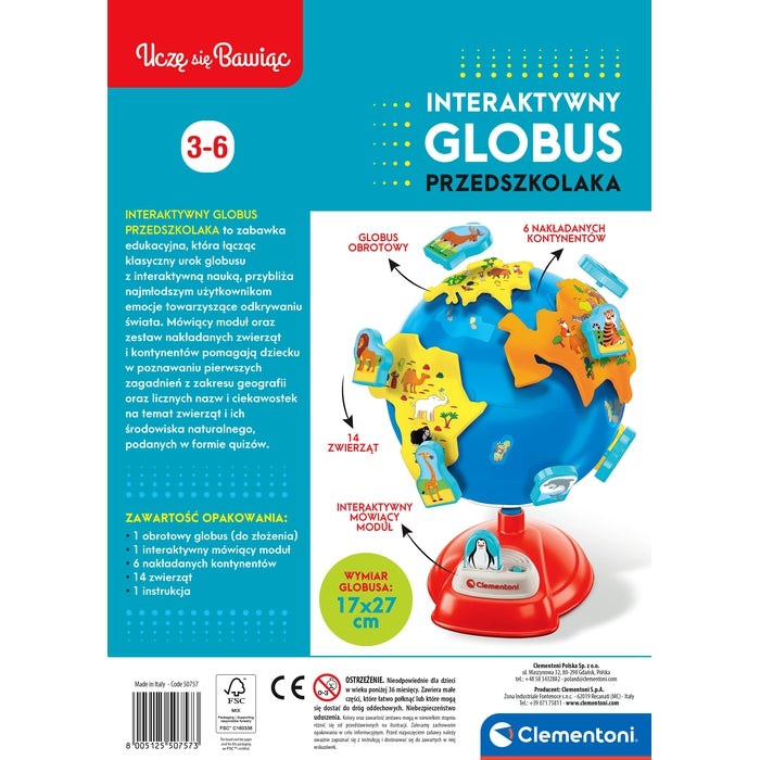 Interaktywny Globus Przedszkolaka