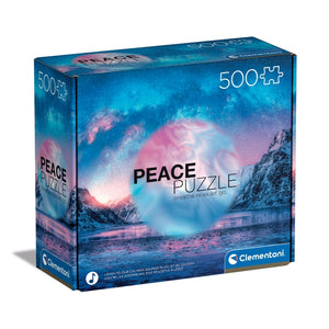 Peace Puzzle - Light Blue - 500 elementów