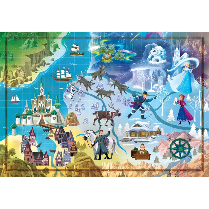 Disney Maps Frozen - 1000 elementów