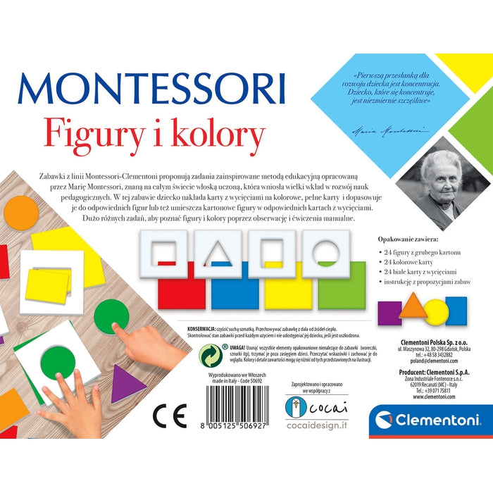 Montessori Figury i Kolory